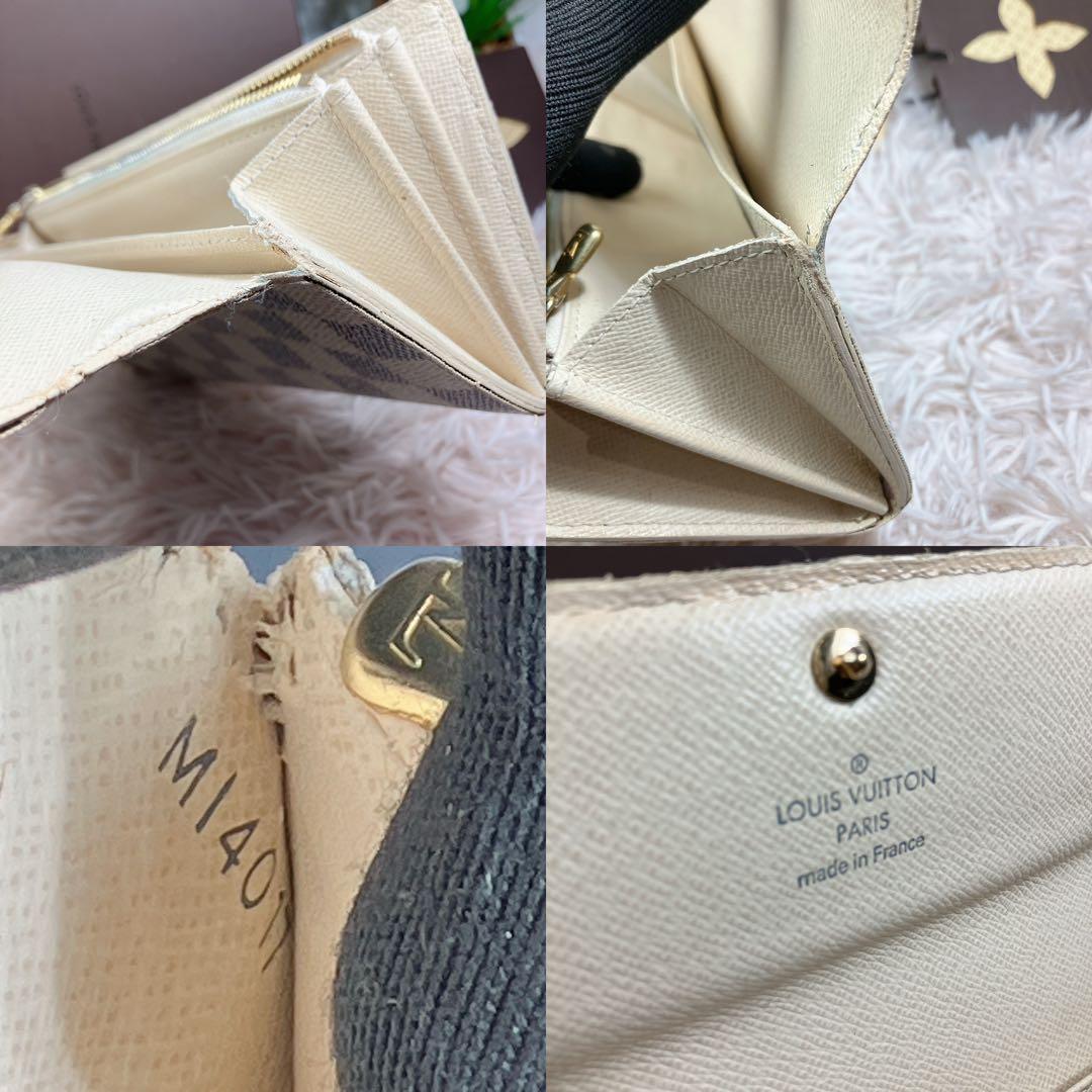 ルイヴィトン ダミエアズール ポルトフォイユ サラ レディース 長財布 付属品