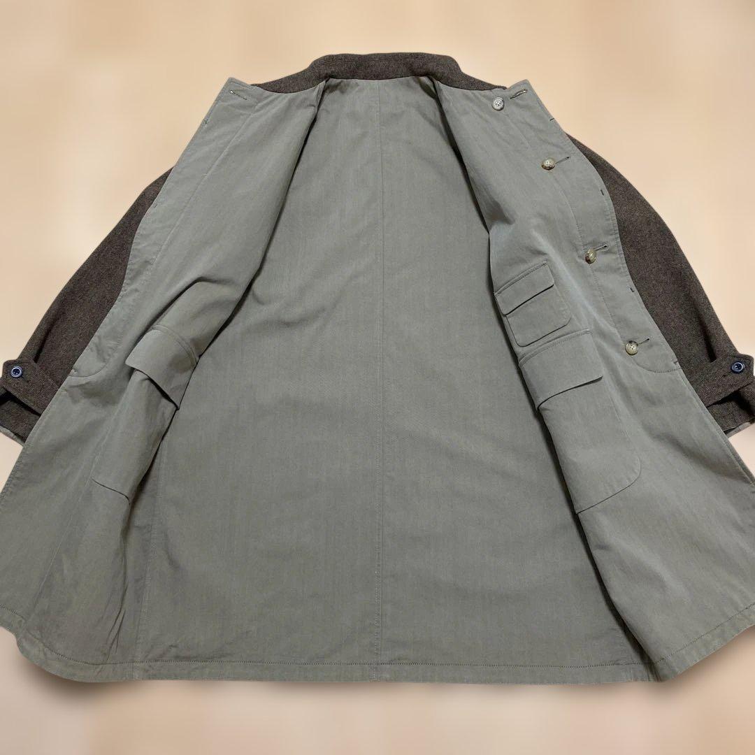 激レア美品！ BEAMS ステンカラーコート リバーシブル ウール 小松 M