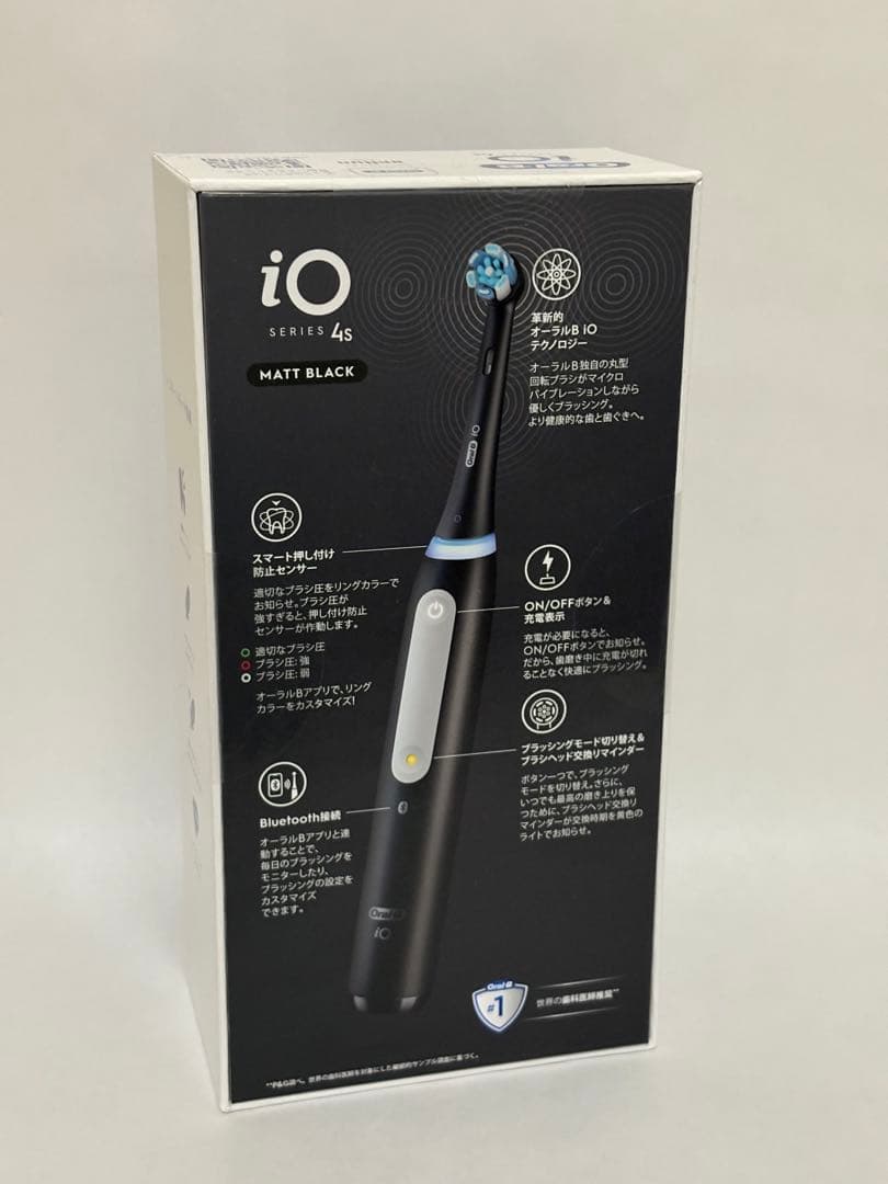 【新品】ブラウン 電動歯ブラシ本体 オーラルB iO4S iOG41B60BK