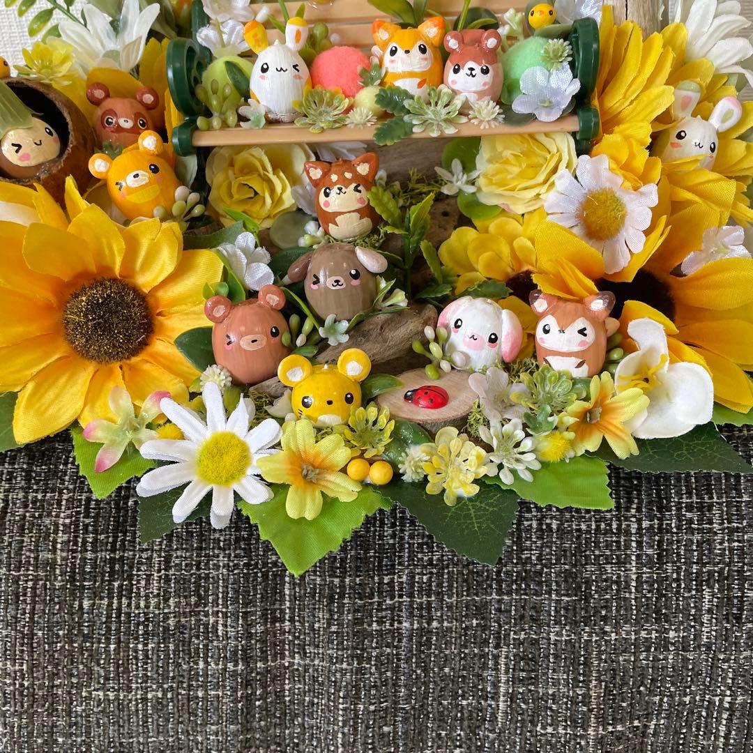 【一点もの】ひーちゃん☆ひまわりの飾り