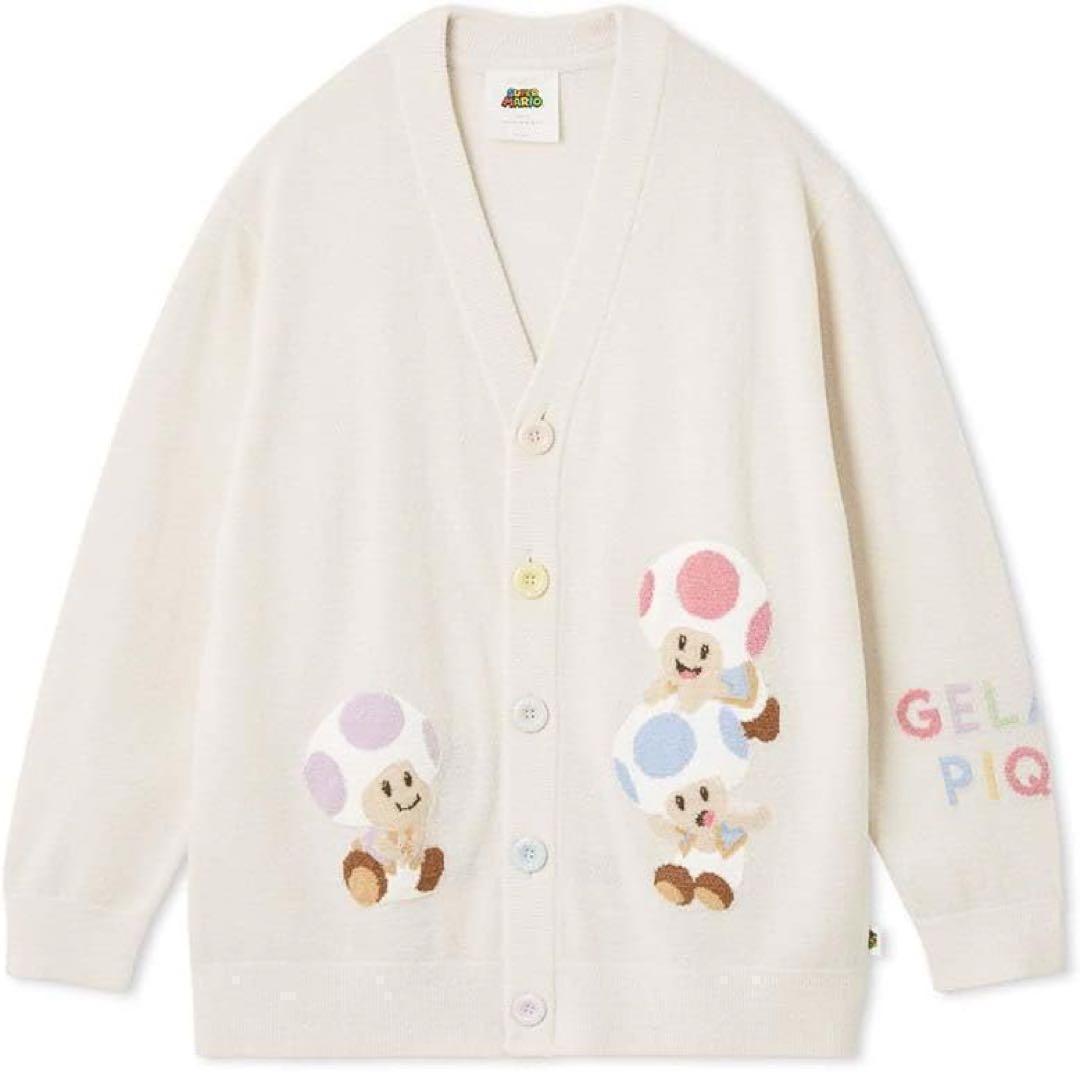 新品】ジェラートピケ キノピオジャガードカーディガン S-M - メルカリ