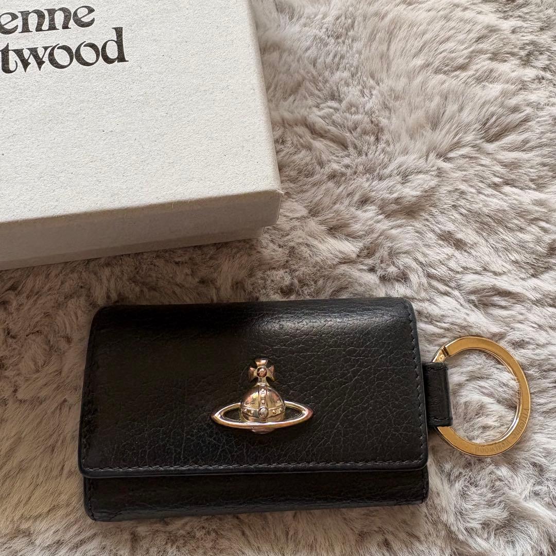 Vivienne Westwood ブラックキーケース 箱付き - メルカリ