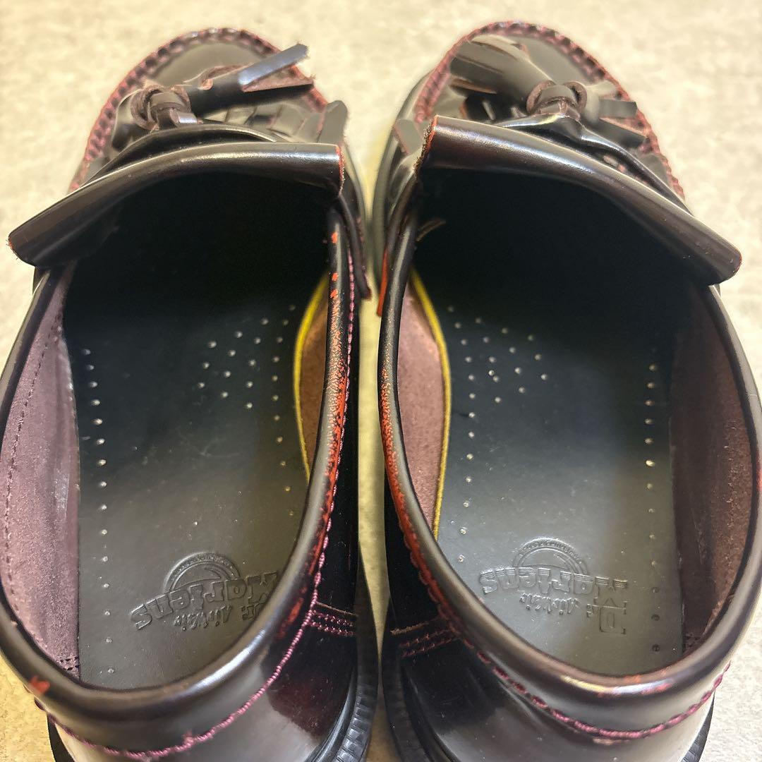 美品✨️ドクターマーチンADRIANタッセルローファー チェリーレッド UK5