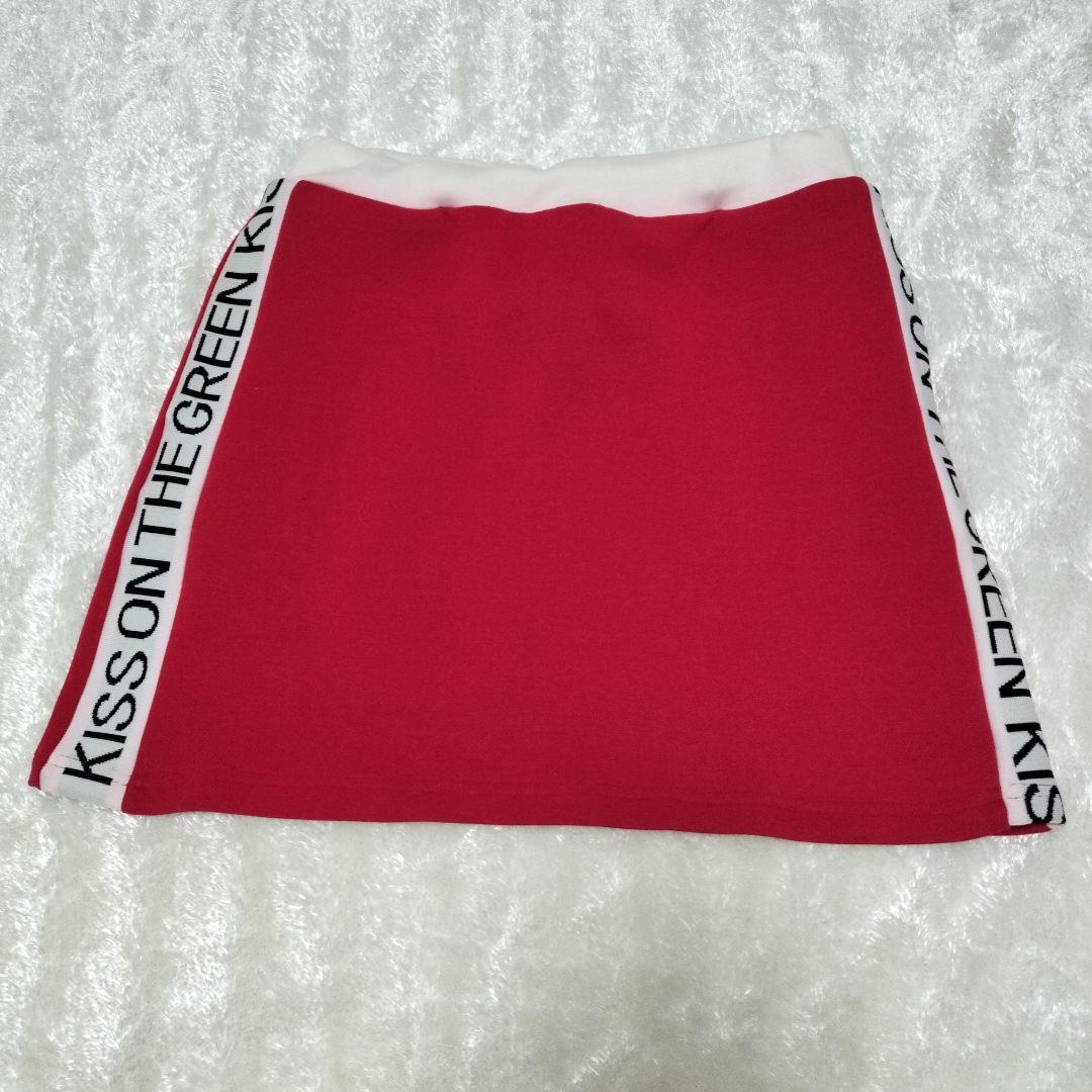 3点セット暖かいセットアップ+ダウンレッグウォーマー赤ゴルフウェア