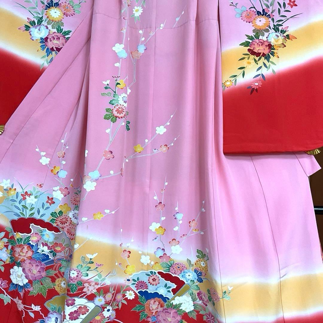 No.26 七五三　　7歳 正絹着物セット　　訳あり