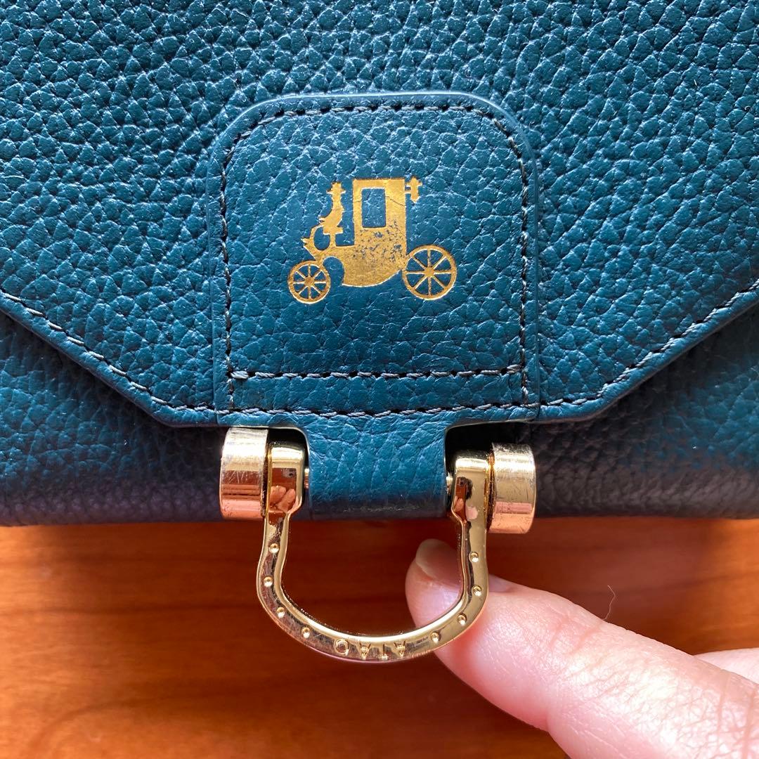 ATAOアタオ ロトロ 二つ折り財布 ティールグリーン - メルカリ