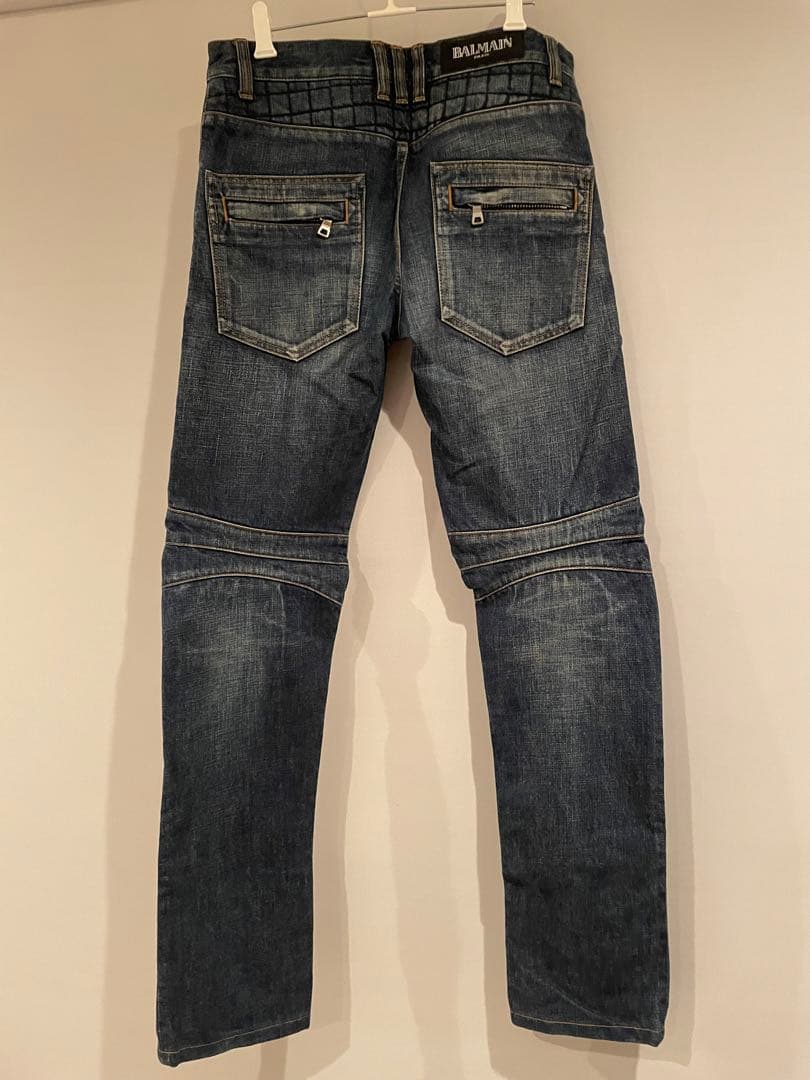 BALMAIN バイカーデニム バルマン 27インチ