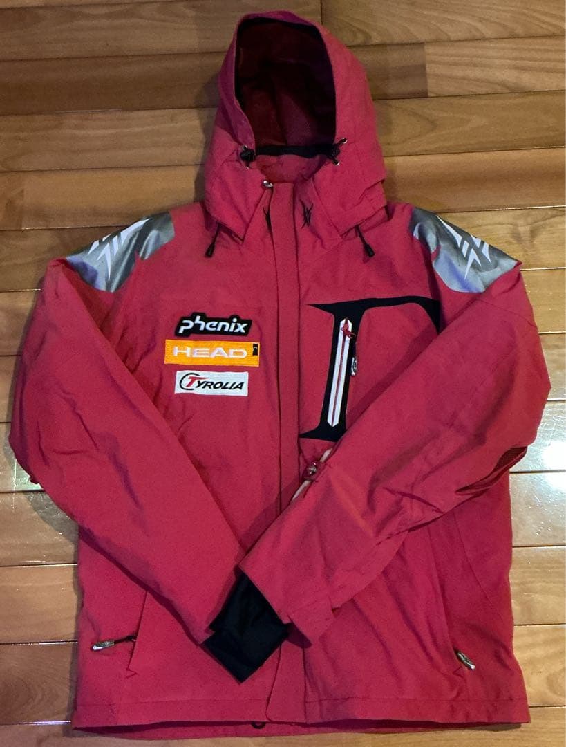 Phenix スキーウェア ジャケットズボン上下レッド　サイズM