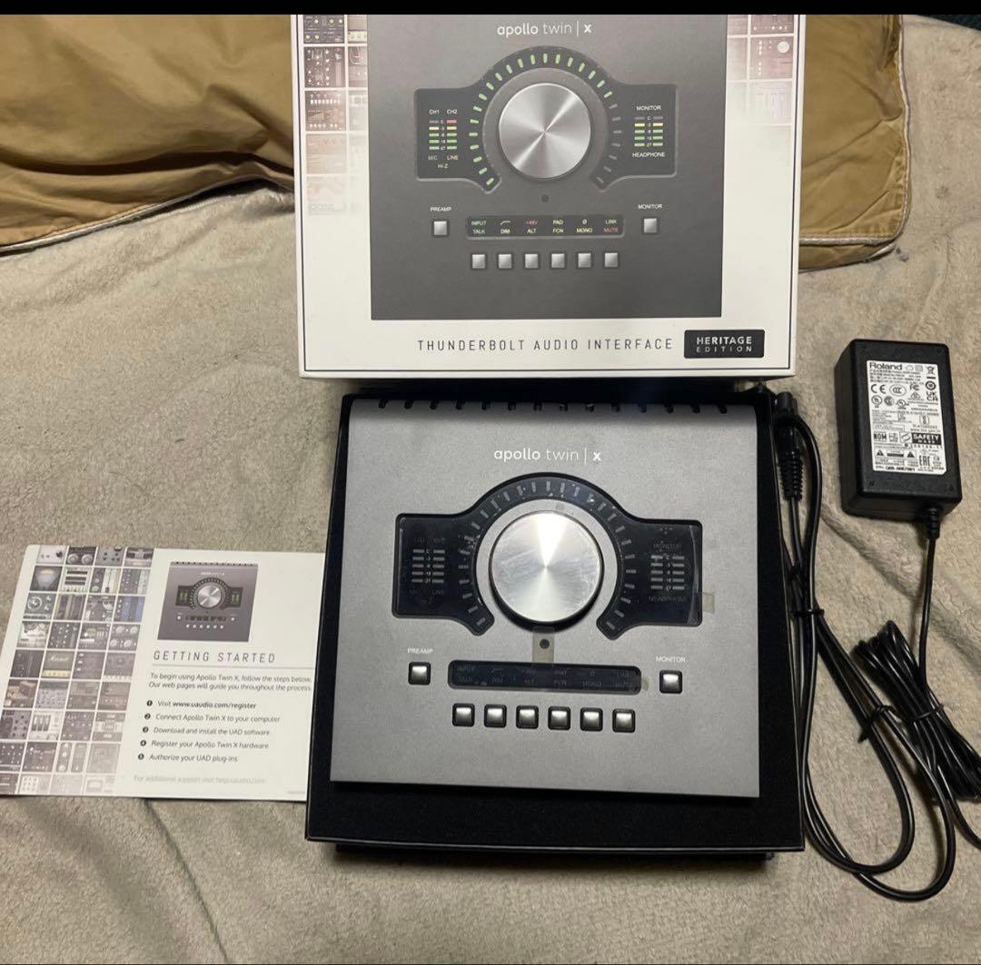 Apollo Twin X Duo HERITAGE版 TB3ケーブルオマケ