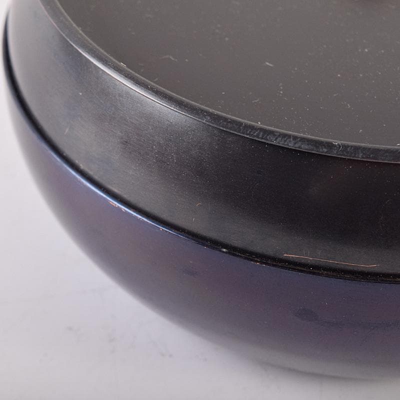 茶道具　幸来堂造　純銅製　茄子形　茶入　共箱　M　R7790