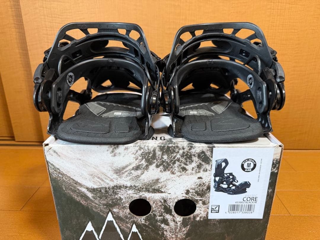 SP CORE ME Mサイズ　BLACK スノーボードビンディング