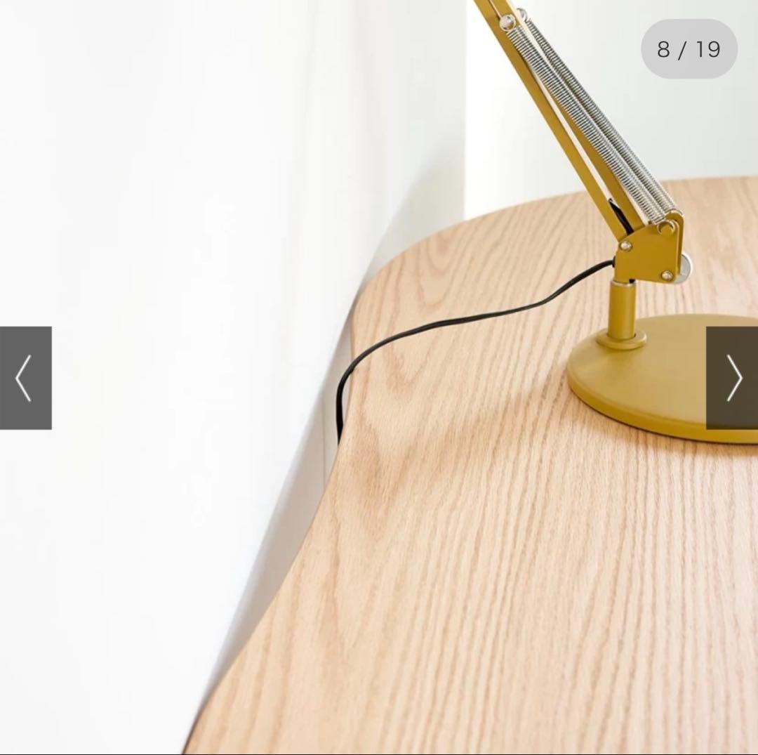 豆型テーブルは160cm ナチュラル