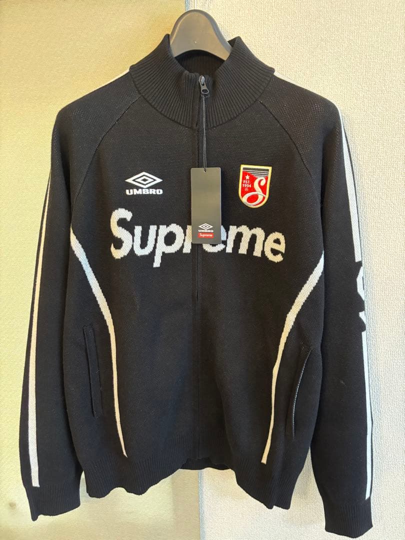 Supreme Umbro Zip Up Sweater 黒 M 未使用 - メルカリ