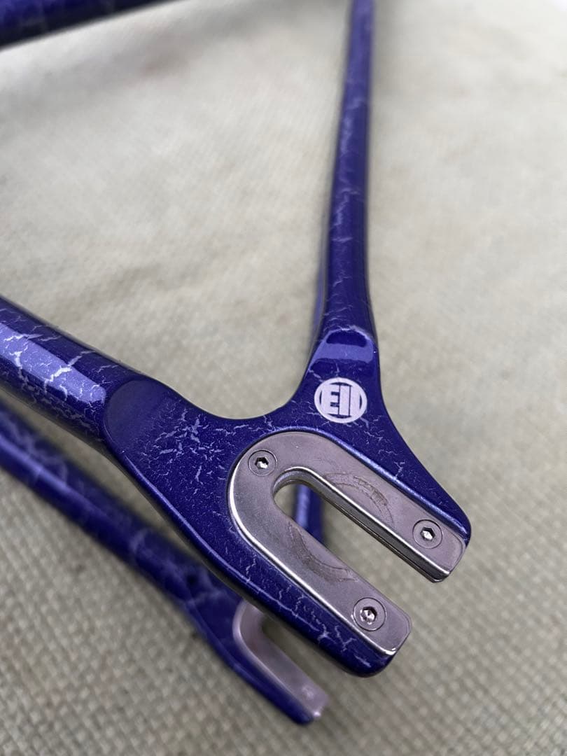 T*E様 enjine11 ピスト　M 美品！　シングル　フレームセット　エンジ