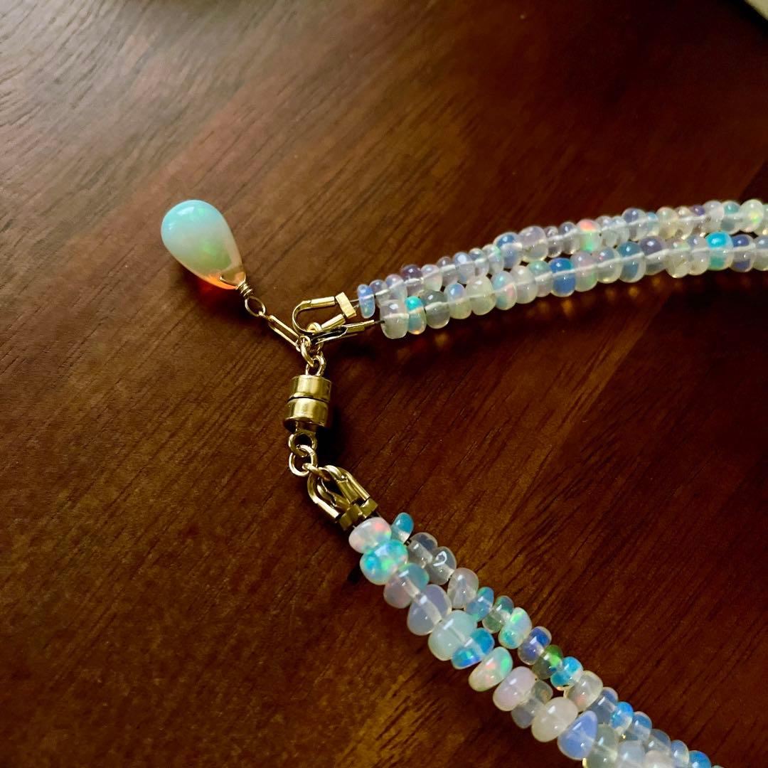 桃色の雲様専用◇ドラゴンスケールカービング✧淡水パールネックレス