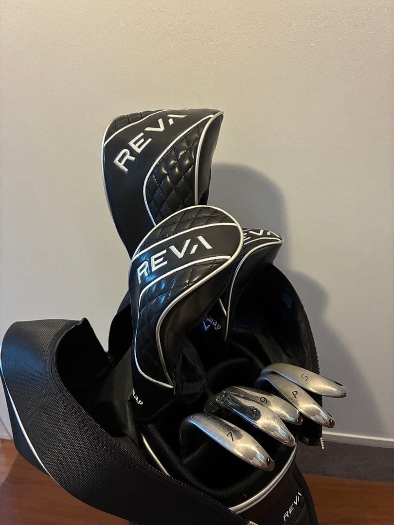 ★良品★キャロウェイREVAレディースゴルフクラブセット（パター、名前タグ除く）