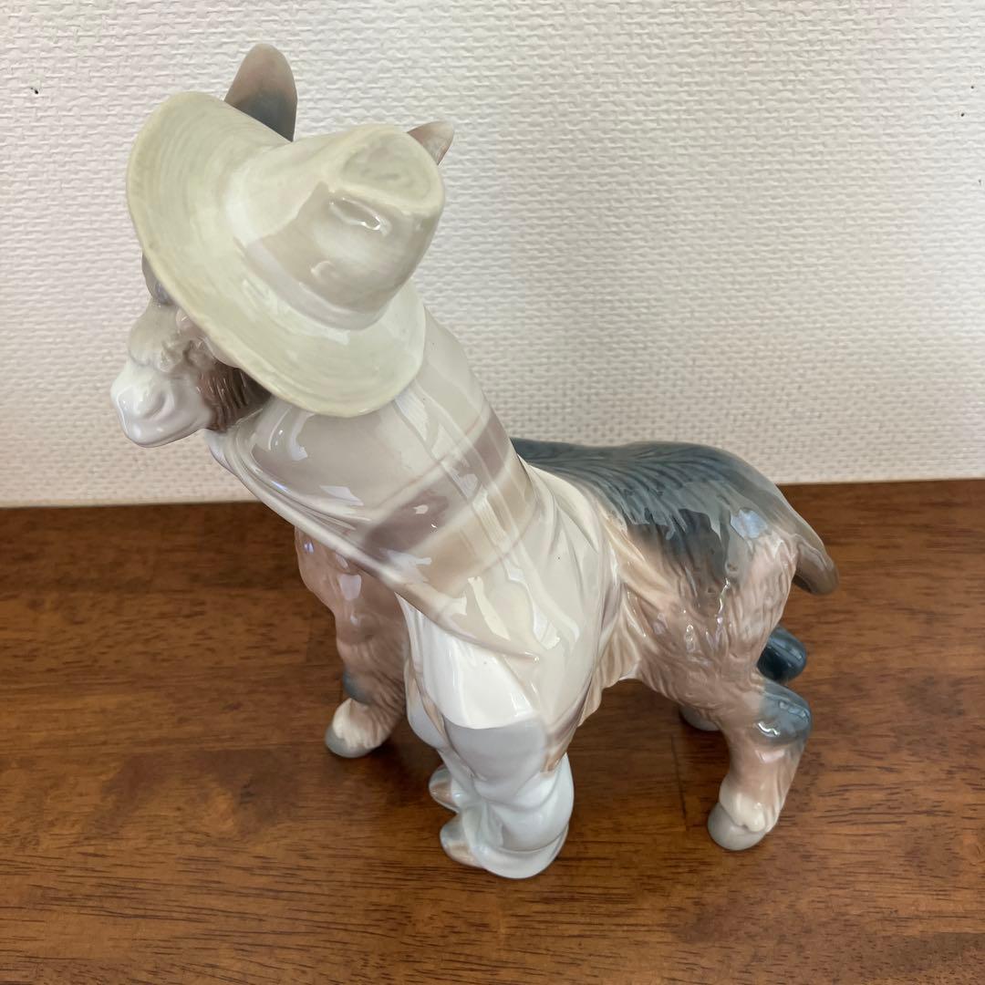 美品リヤドロの置物.ロバと少年.フィギュアリン.スペイン製