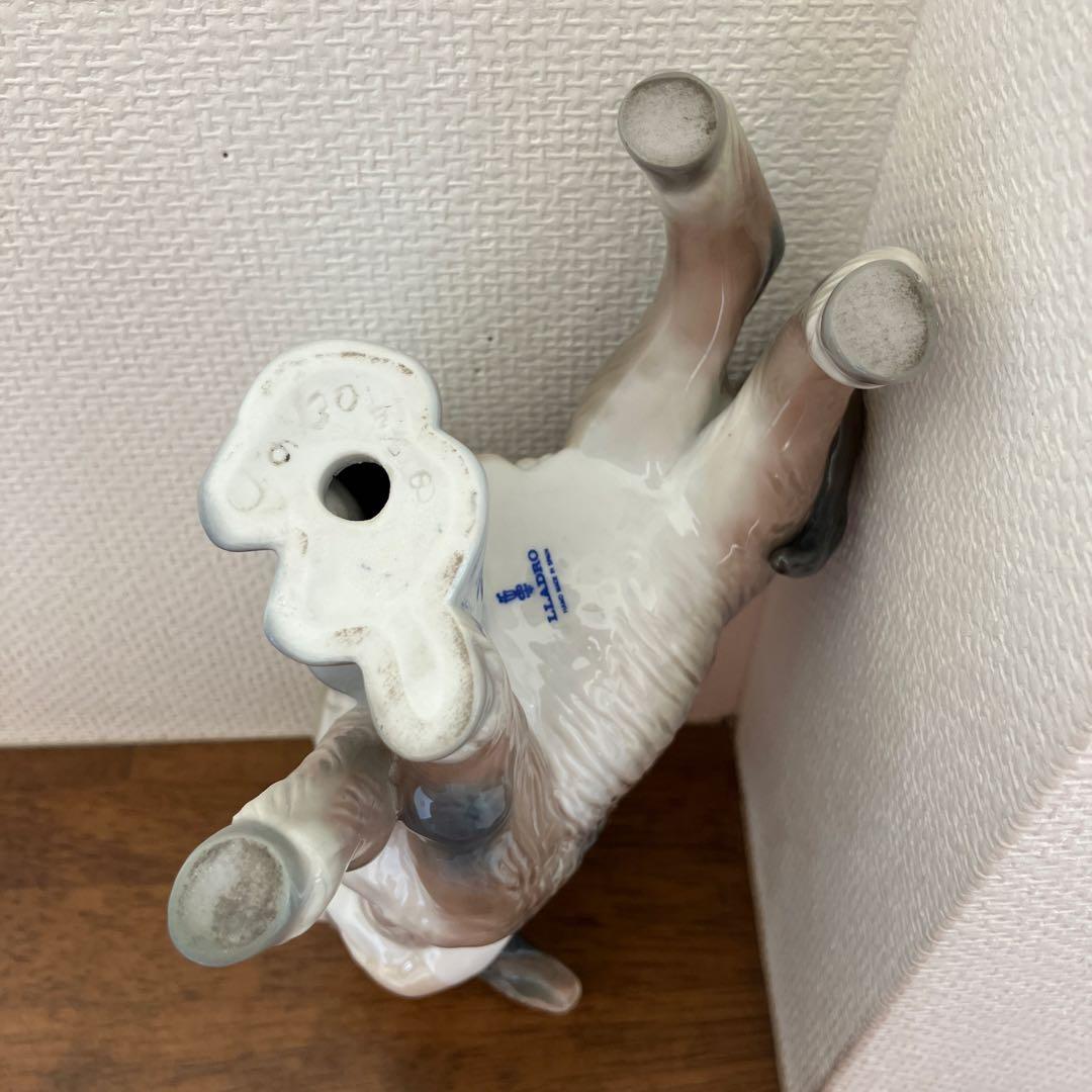 美品リヤドロの置物.ロバと少年.フィギュアリン.スペイン製