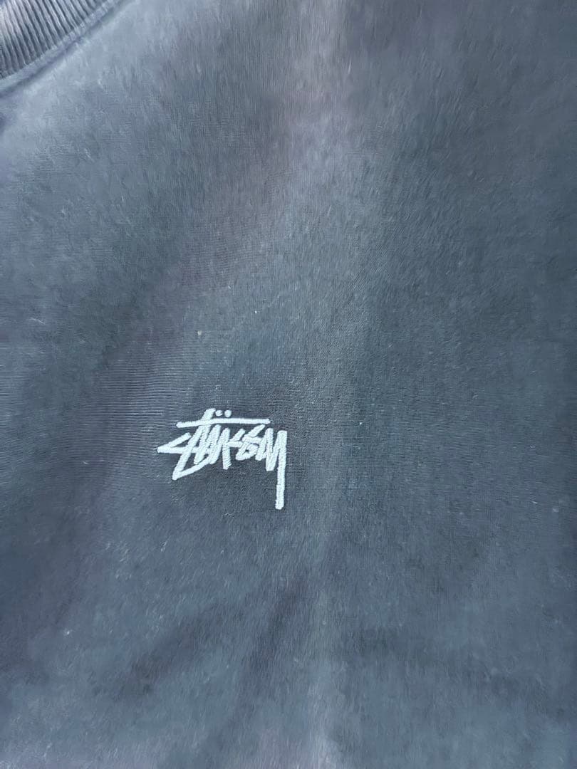 Stussy ブラック トレーナー　スウェット