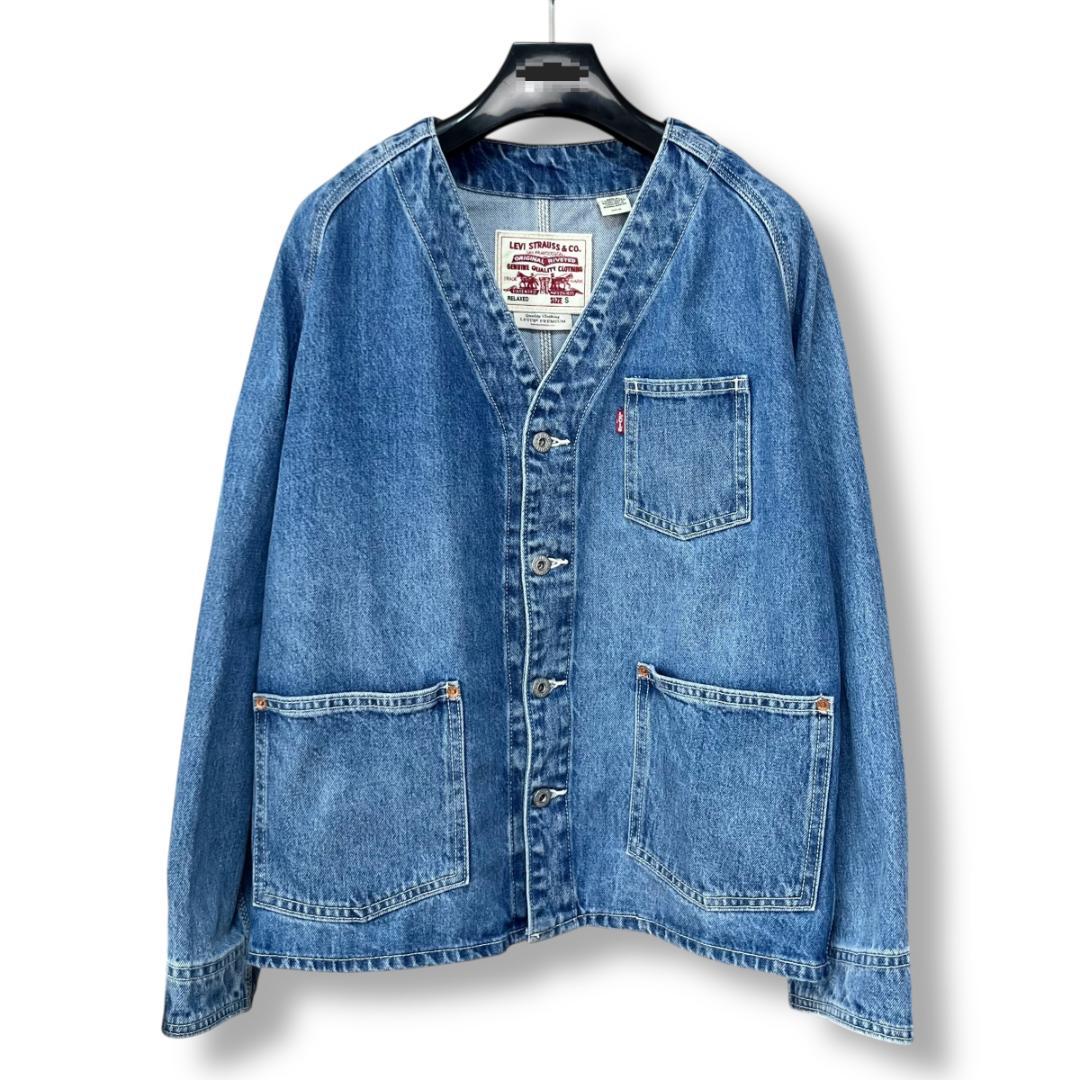 【美品】　Levi's ユニオン エンジニア デニム カーディガン　リーバイス