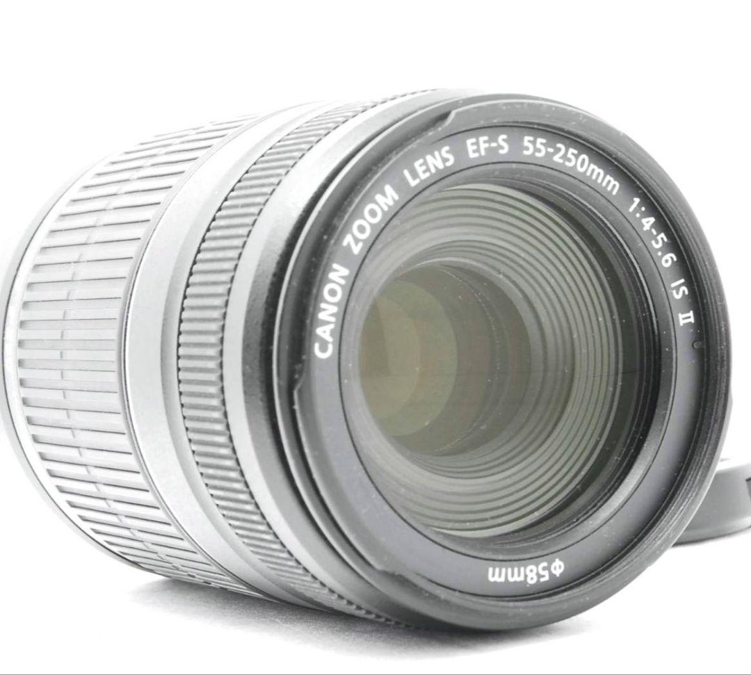 【美品】Canonキャノン EF-S 55-250mm F4-5.6 IS Ⅱ