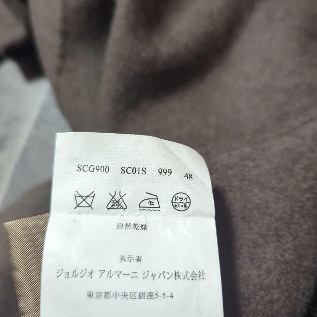 極美品ARMANI COLLETIONIテーラードジャケットカシミヤ混　黒M