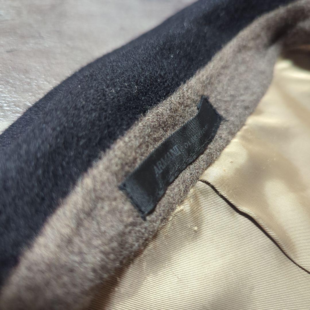 極美品ARMANI COLLETIONIテーラードジャケットカシミヤ混　黒M