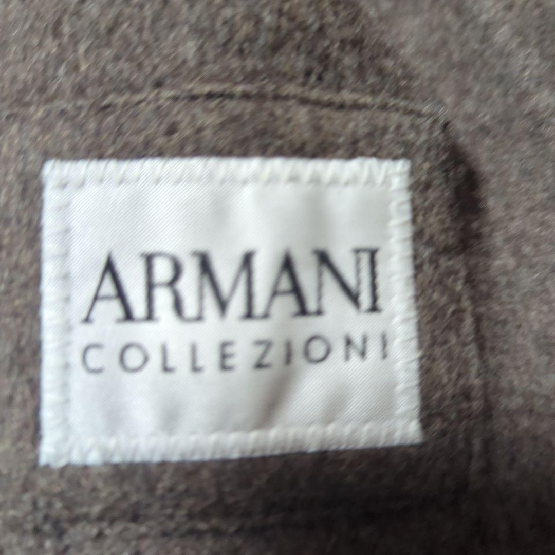極美品ARMANI COLLETIONIテーラードジャケットカシミヤ混　黒M