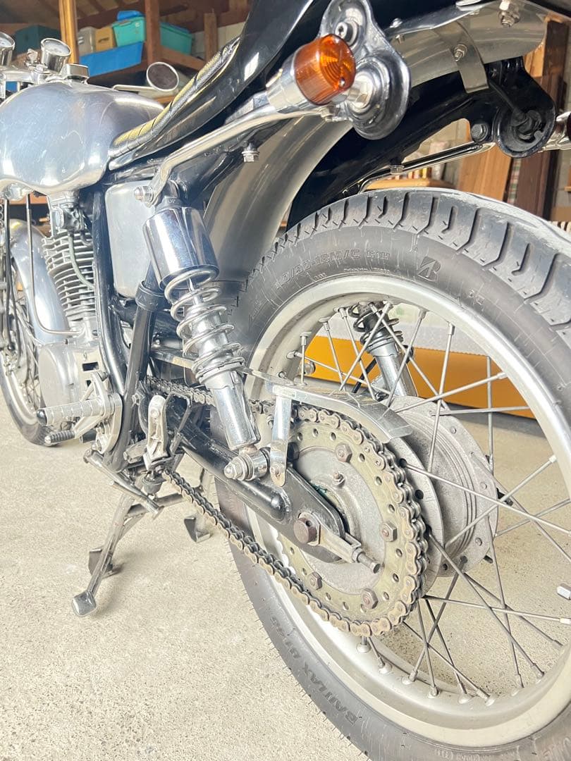 SR400 社外 リアサスペンション レア