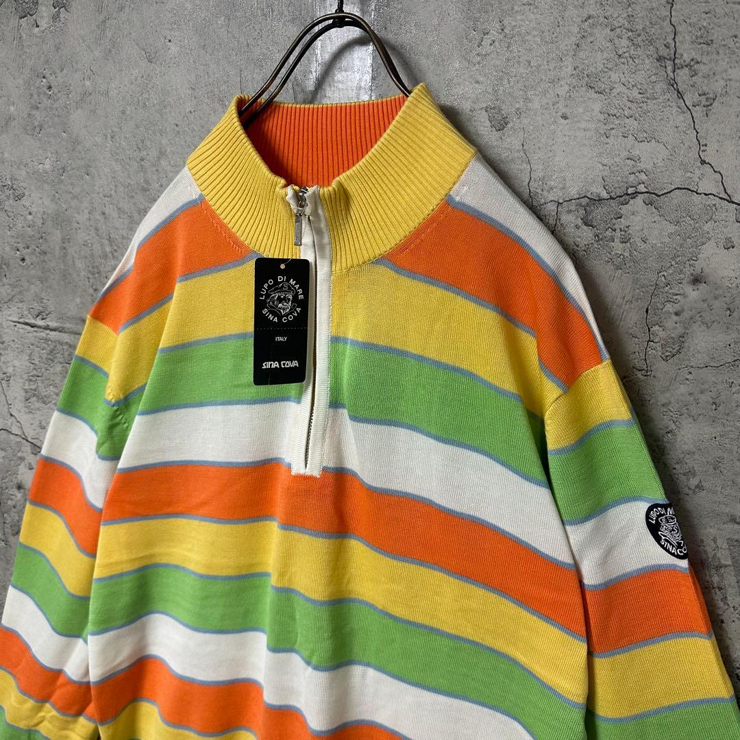 【超人気◎】SINA COVA　ボーダーニット　カシミヤ混　定価約3万　新品◎