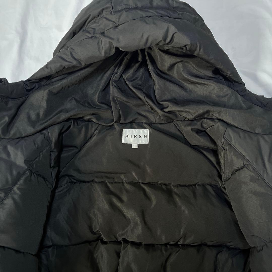 【極美品】KIRSH キルシー ロングコート ペディン ブラック ダウンコート