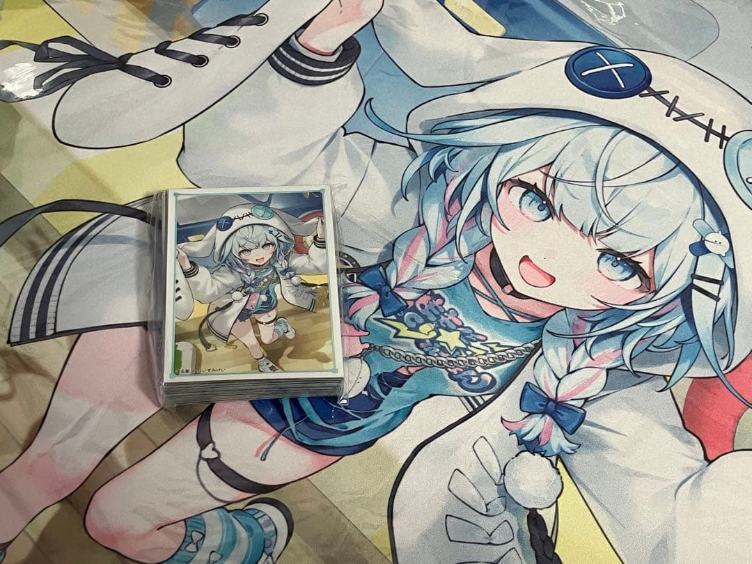 パル家 ホロライブ スリーブ プレイマット 水宮枢 B - メルカリ