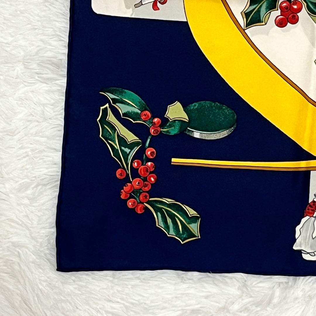 名作✨極美品✨HERMES エルメス スカーフ シルク カレ90 去年の雪