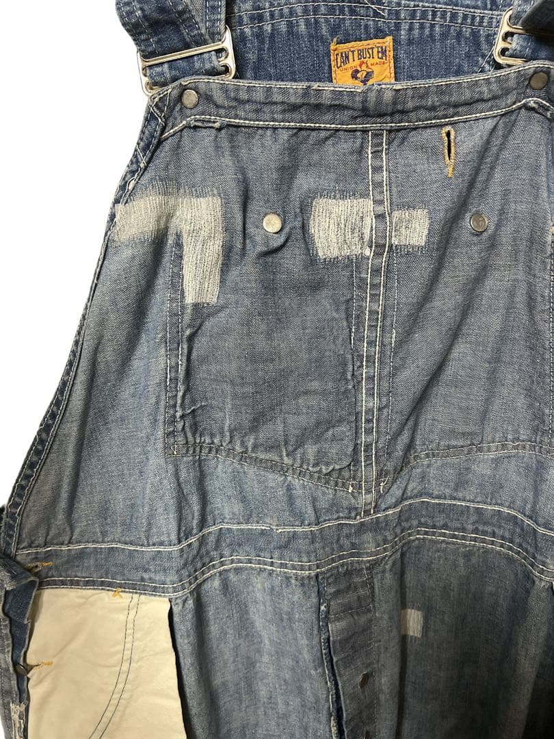50s CAN'T BUST'EM デニムオーバーオール ヴィンテージ