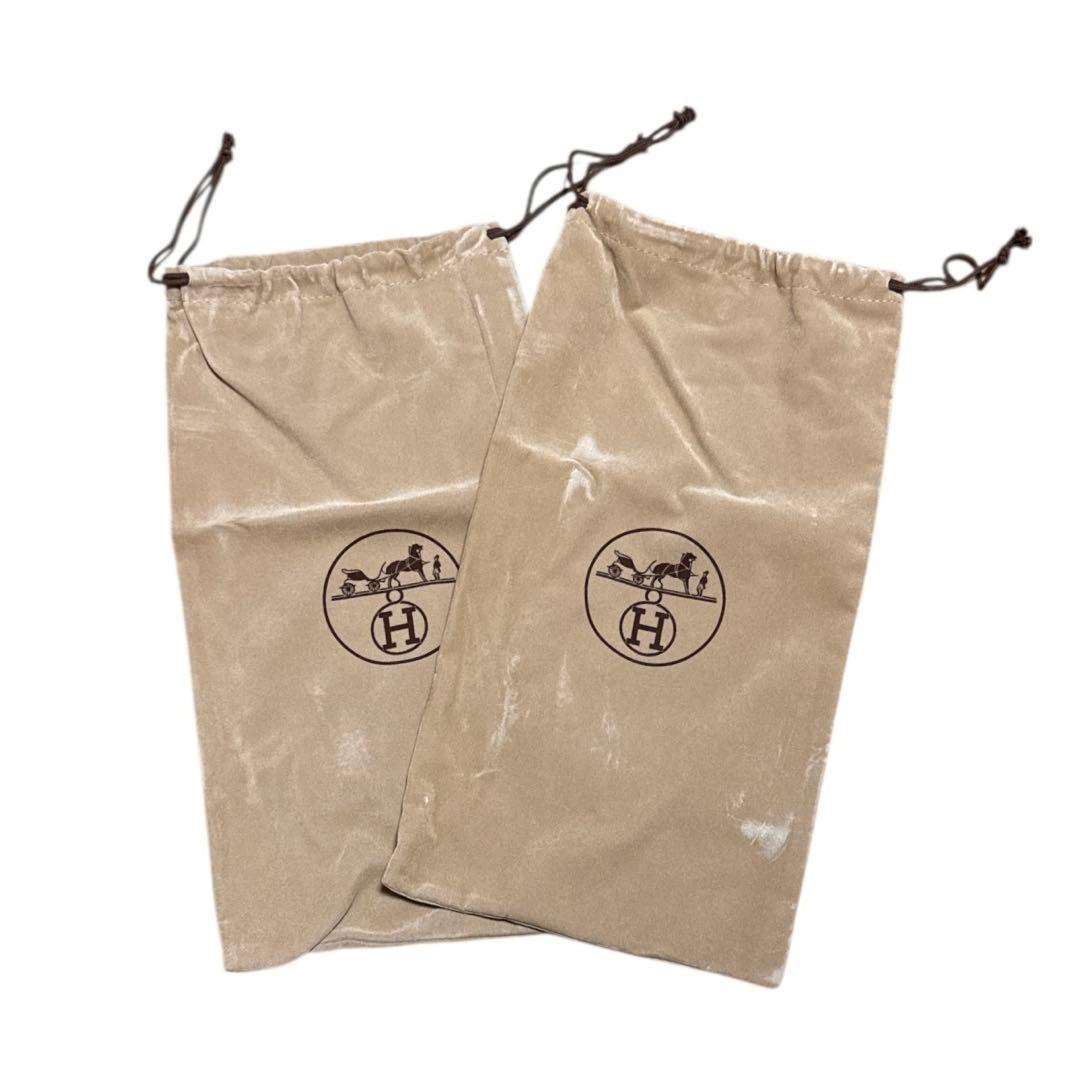 HERMES 1回着用　グレー スエード スニーカー　36