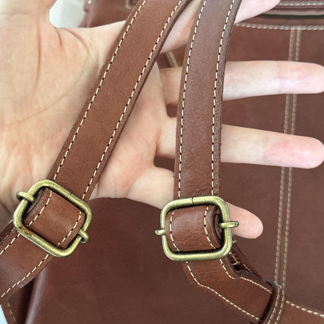 【美品】Dakota ダコタ リュック シャーロット レディース レザー チョコ