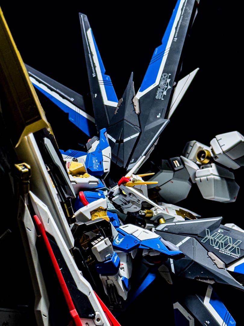 MG1/100 ライジングフリーダムガンダム ゼウスシルエット ミキシング完成品