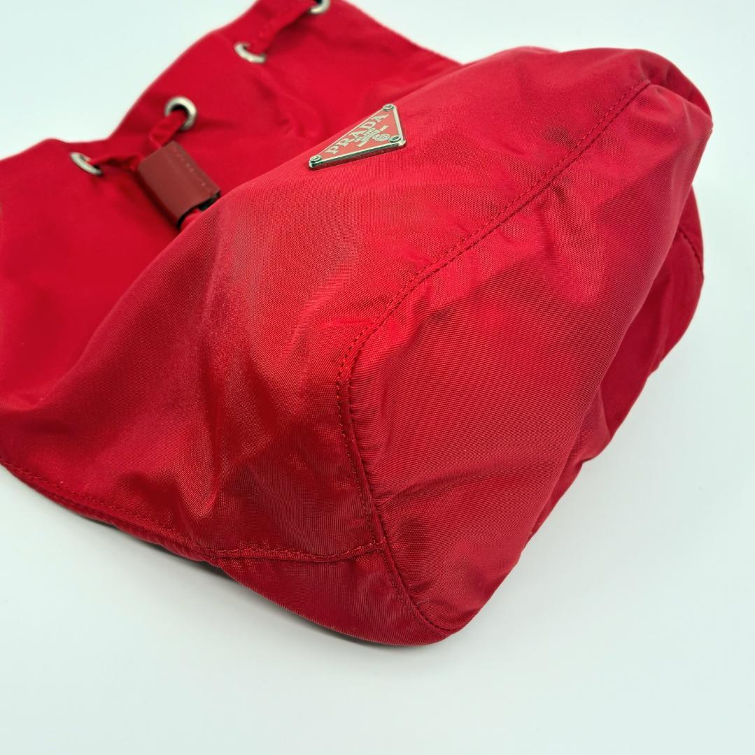 PRADA プラダ 巾着ポーチ 赤 レッド A1347A2