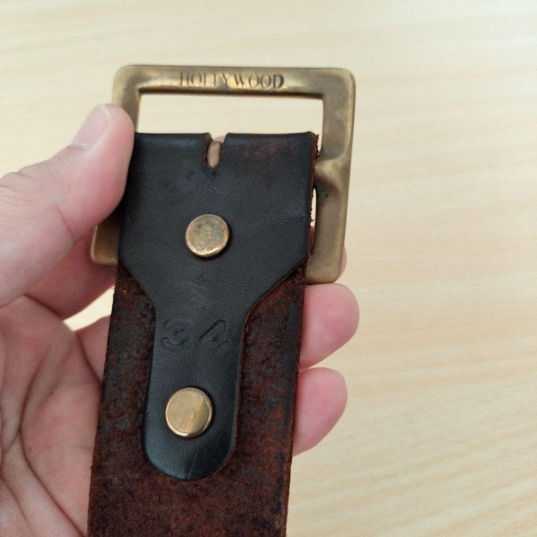 HTC HOLLYWOOD スタッズ付きレザーベルト