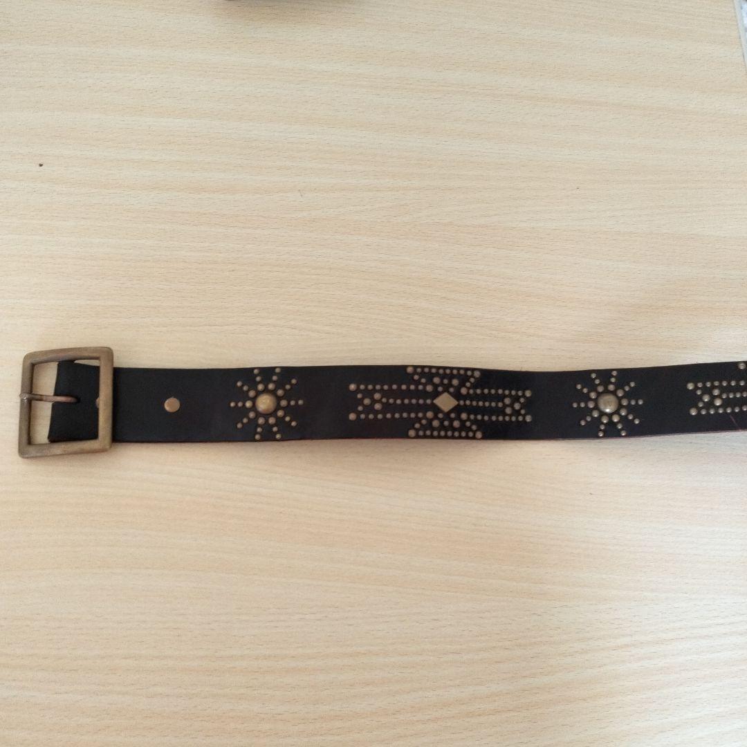 HTC HOLLYWOOD スタッズ付きレザーベルト