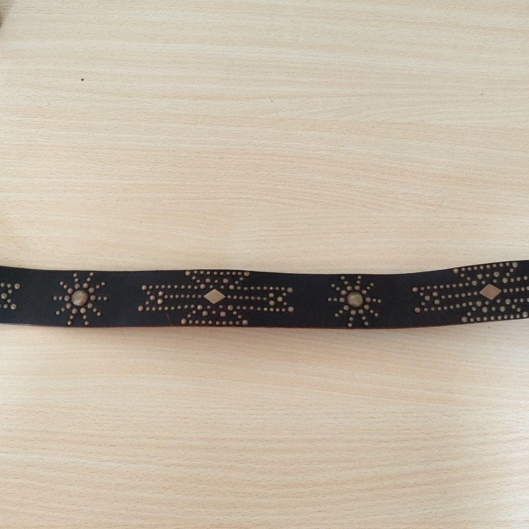 HTC HOLLYWOOD スタッズ付きレザーベルト