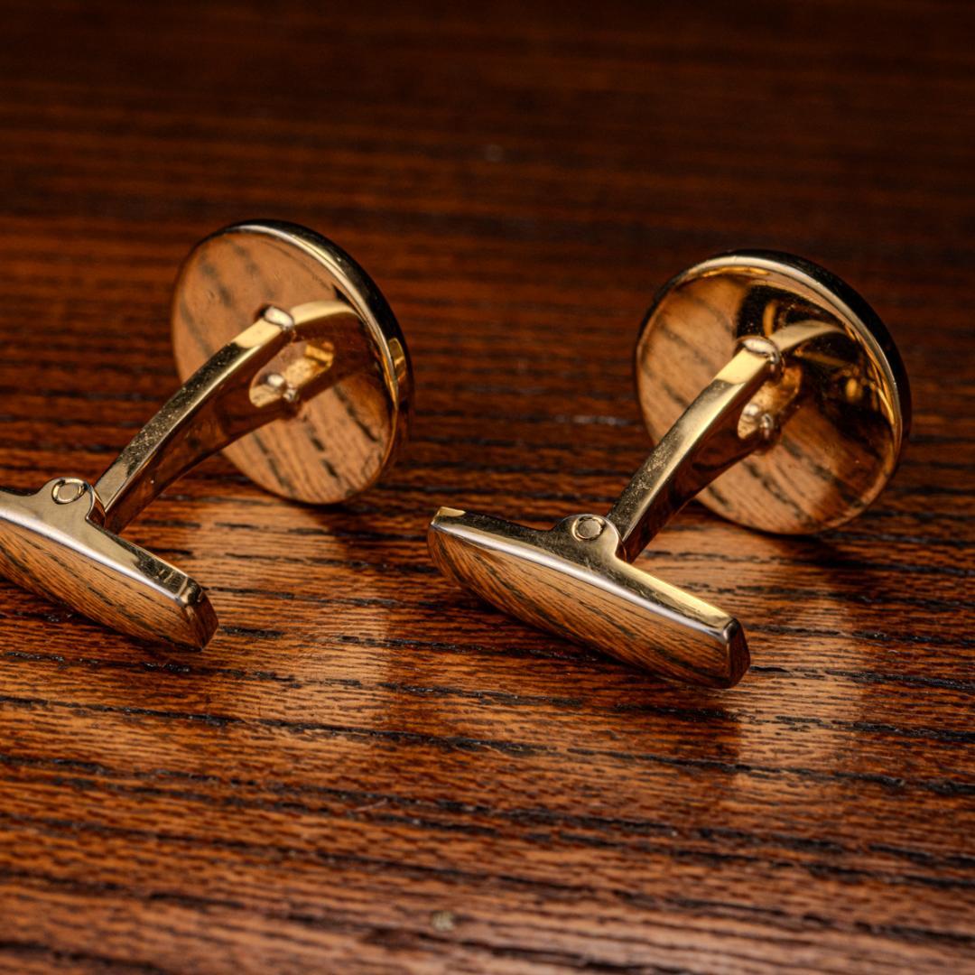 わんわん オールドサンローラン ブルーマーブル トライアングルシェイプ