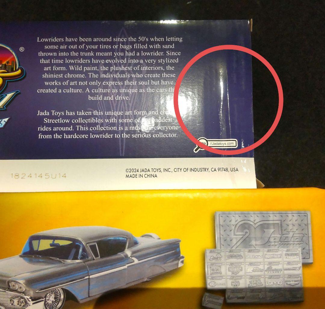 ジェイダトイズ58＆59シボレーインパラローライダー開封済み＆未開封ミニカー☆