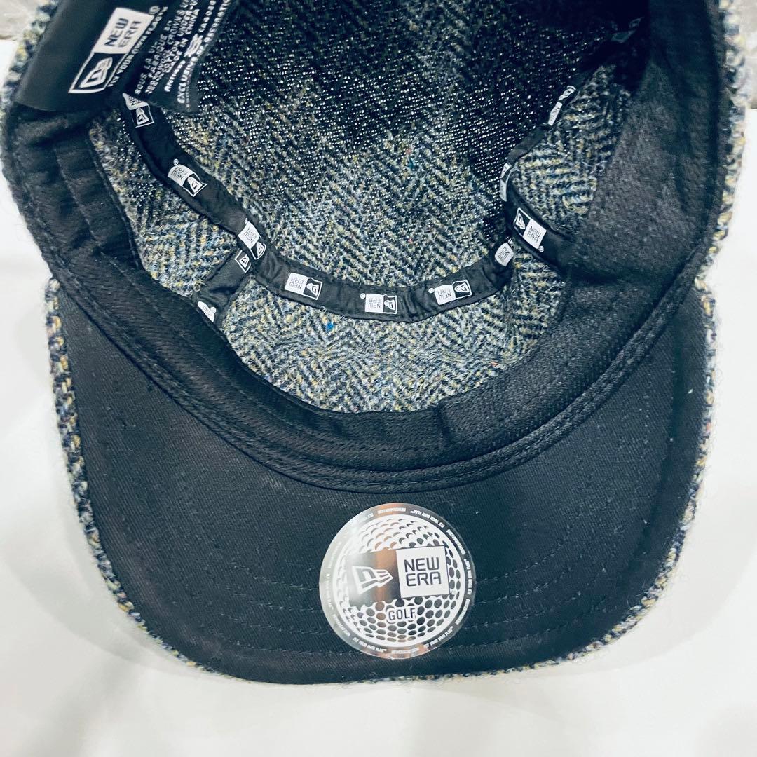 新品ビームス×ニューエラ×ハリスツイード　サイズ調整が可能な誰でも被れるキャップ