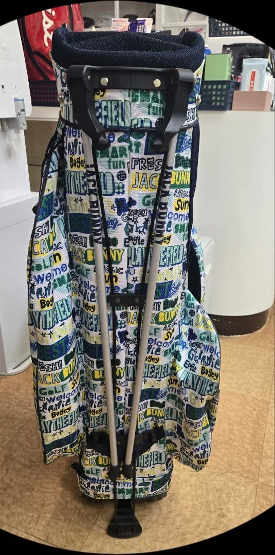 ジャックバニー　野村タケオイラストスタンド式ゴルフバッグ