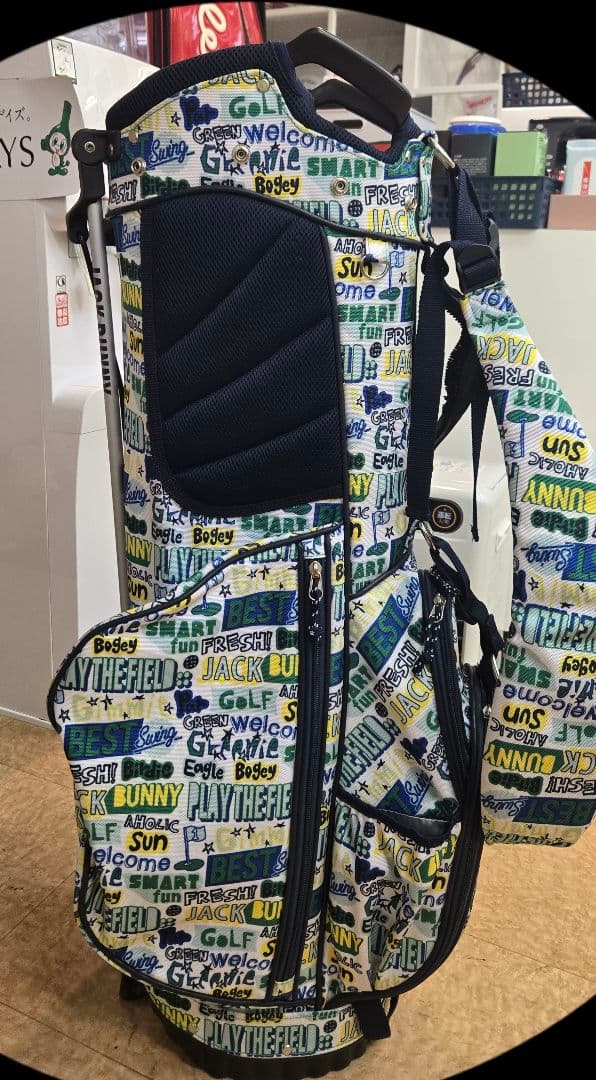 ジャックバニー　野村タケオイラストスタンド式ゴルフバッグ