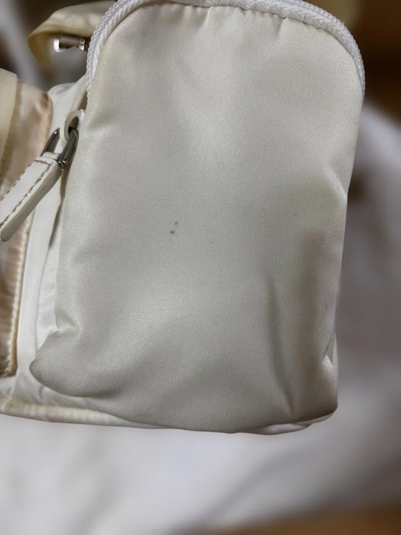 PRADA ホワイト ナイロン バックパック