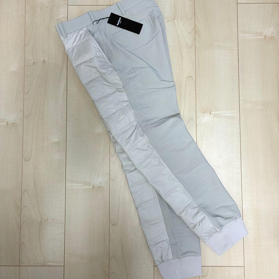 新品 ポールスチュアートゴルフ ダウンパディング ジョガーパンツ LL ベージュ