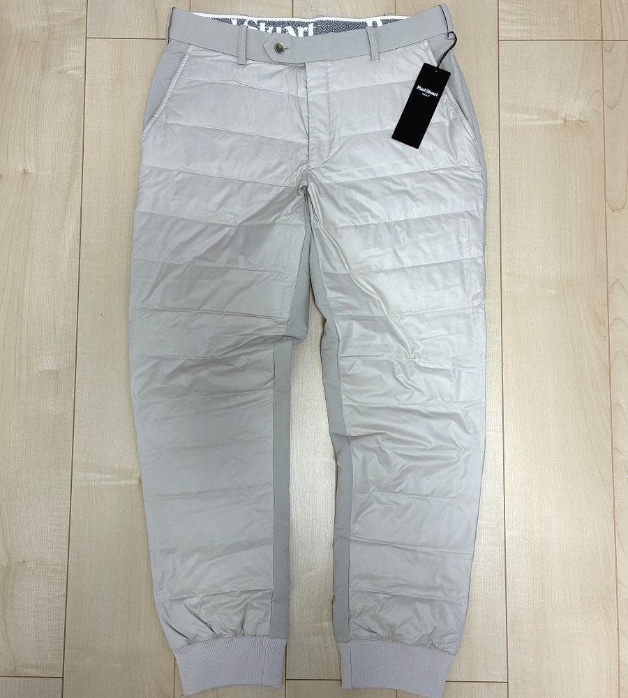 新品 ポールスチュアートゴルフ ダウンパディング ジョガーパンツ LL ベージュ