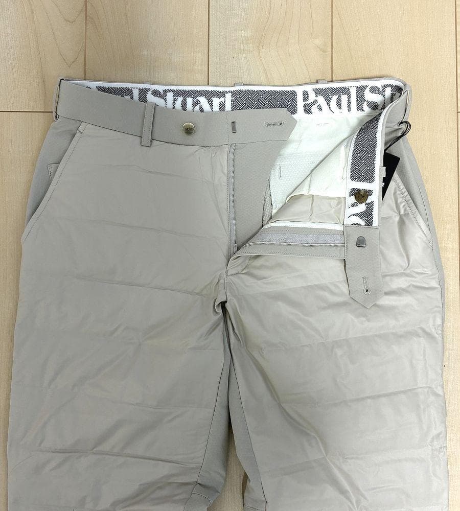新品 ポールスチュアートゴルフ ダウンパディング ジョガーパンツ LL ベージュ